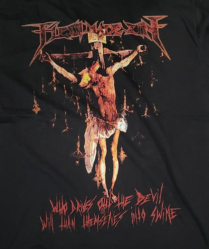 Flesh Made Sin - Who Drives Out The Devil Will Turn Themselves Into Swine One Sided T-shirt