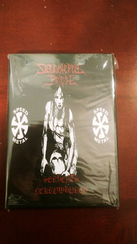 Slaughtered Priest - Serpent's Nekrowhores A5 CD