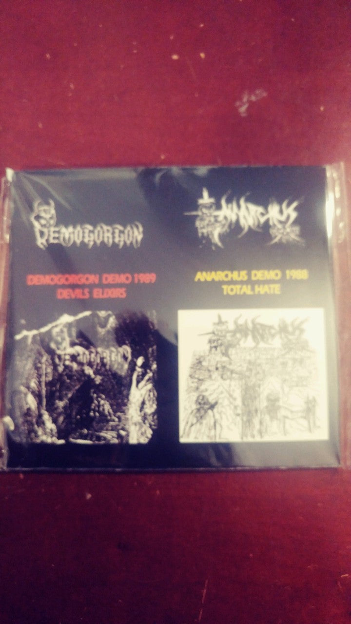 Anarchus / Demogorgon - Total Hate / Devil's Elixirs split DIGI CD