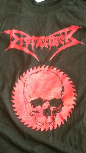 Dismember - Red Skull One Sided T-shirt