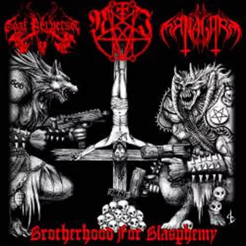 Nemesis Irae /Dark Managarm /Goat Perversor - Brotherhood For Blasphemy split CD